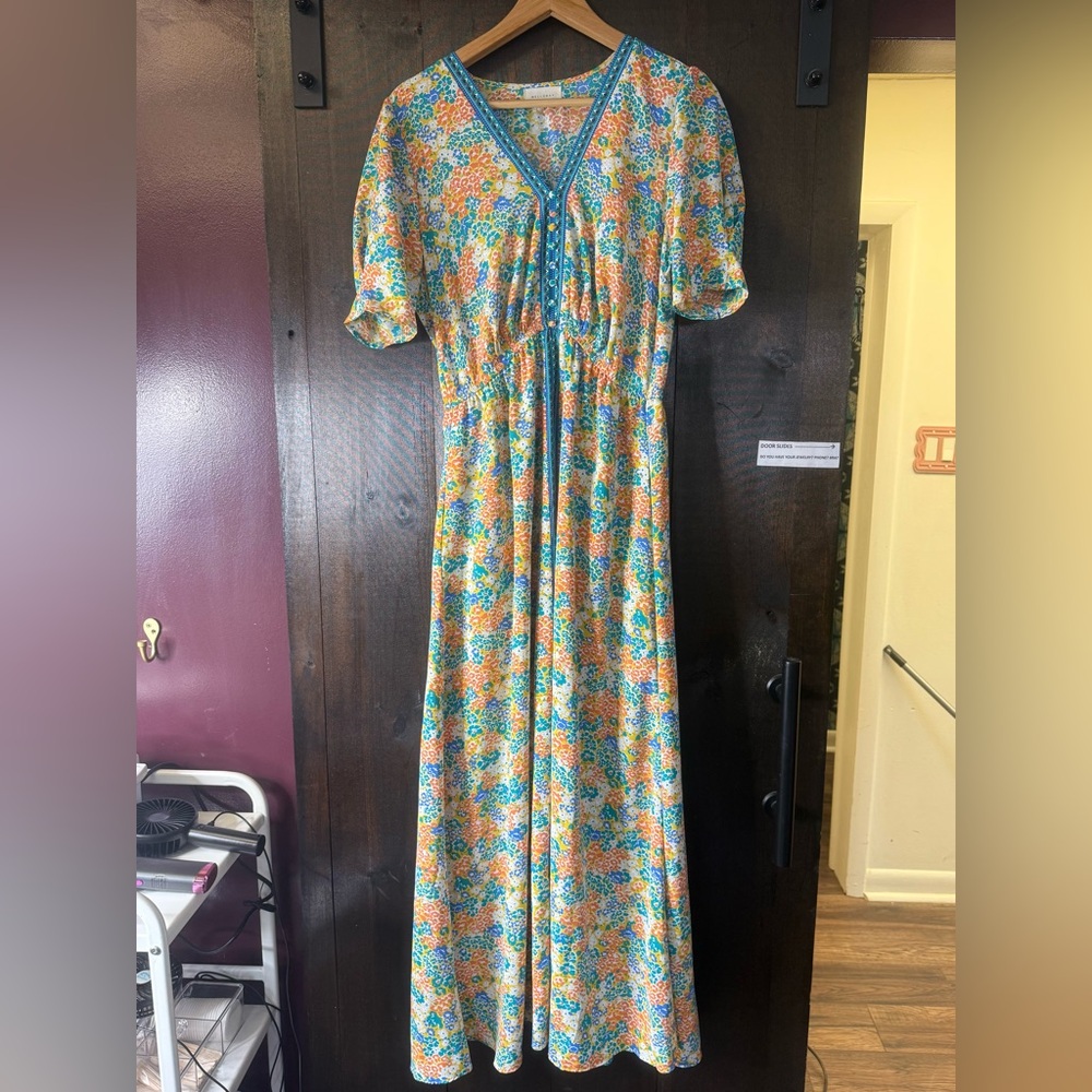 MELLODAY Colorful Floral dress